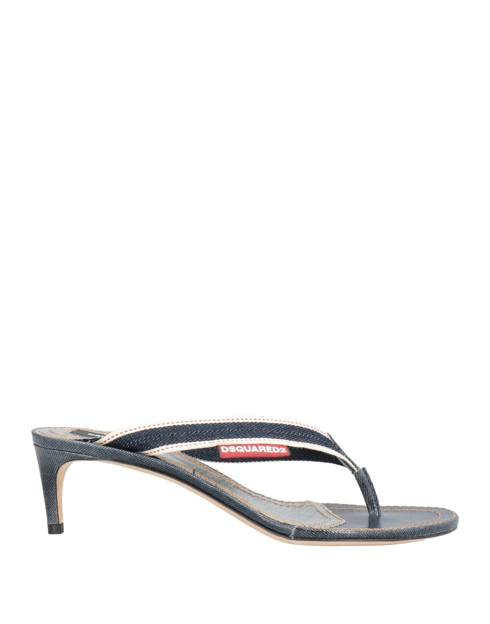 Dsquared2 Toe Strap Sandals In Blue