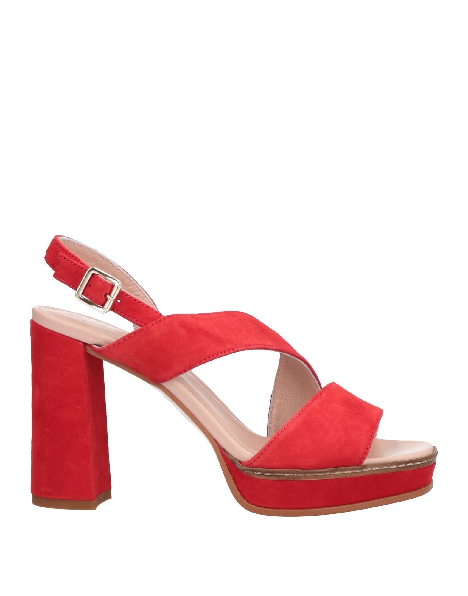 Shop Marc Cain Woman Sandals Red Size 7 Soft Leather