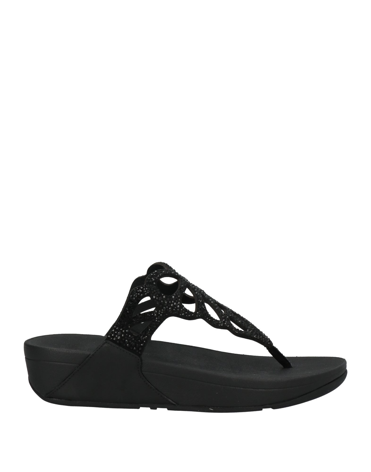 Fitflop Toe Strap Sandals In Black