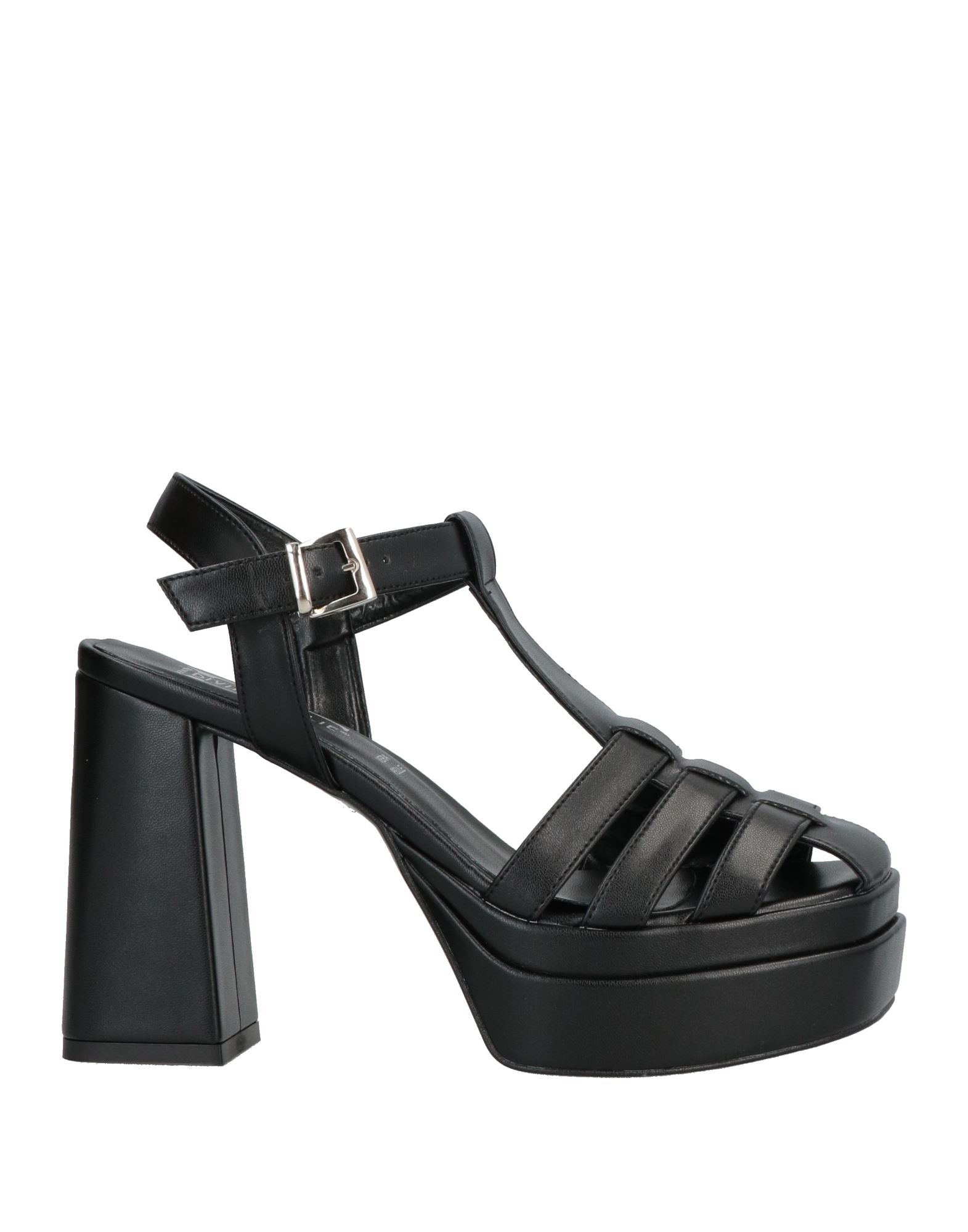 Divine Follie Sandals In Black