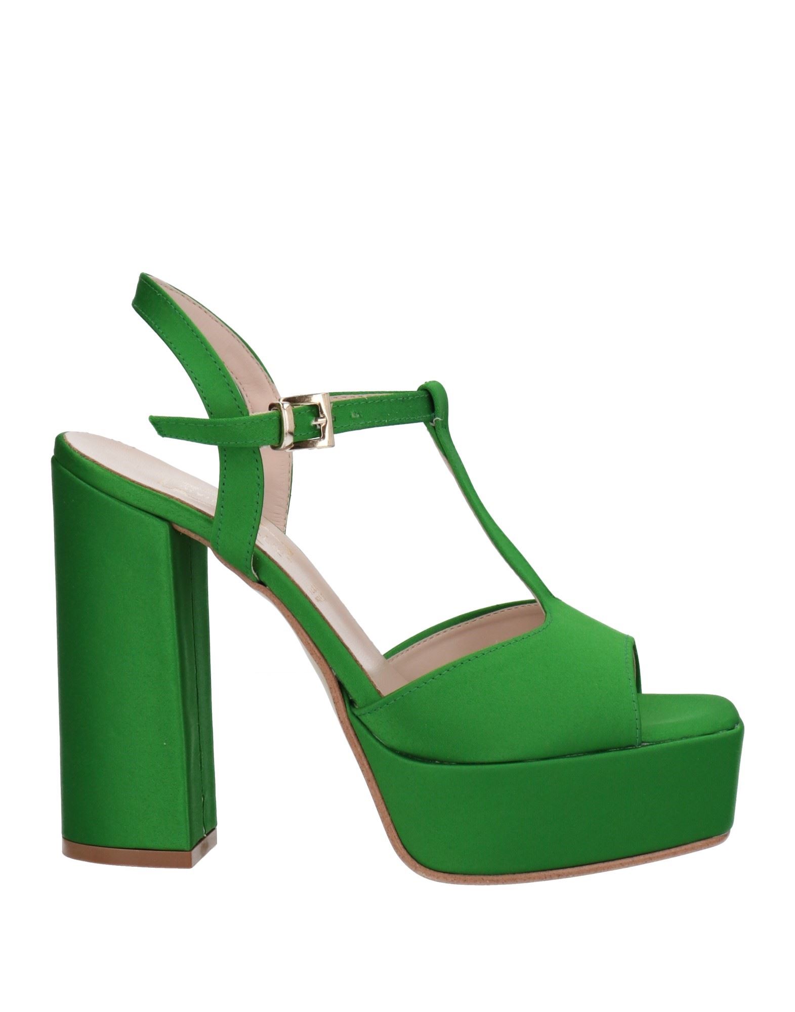 Divine Follie Sandals In Green