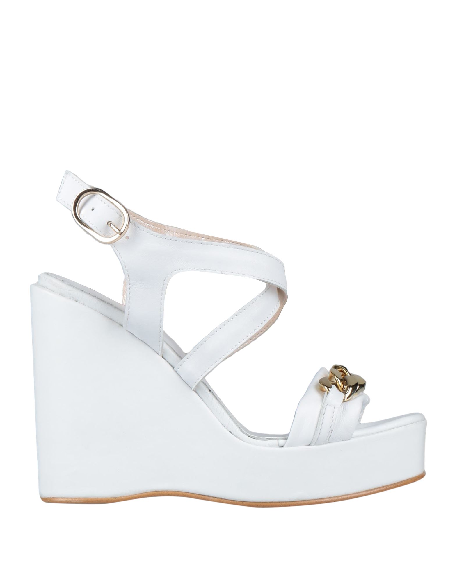 Divine Follie Sandals In White
