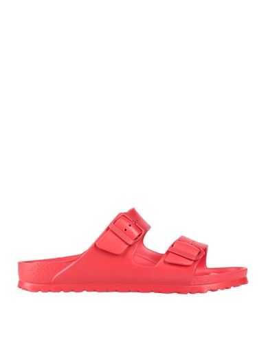 Birkenstock Arizona Eva Rubber Sliders In Red