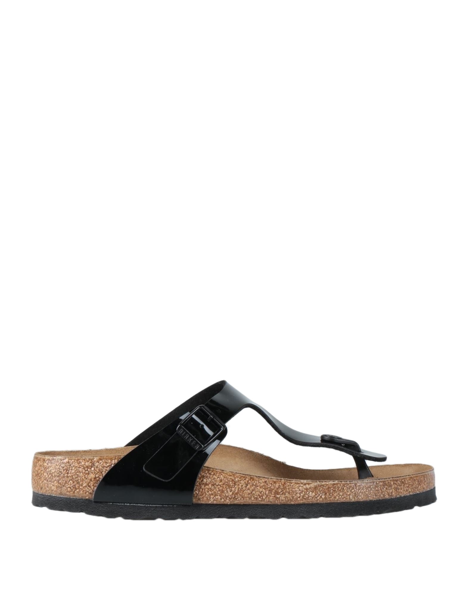 Birkenstock Toe Strap Sandals In Black