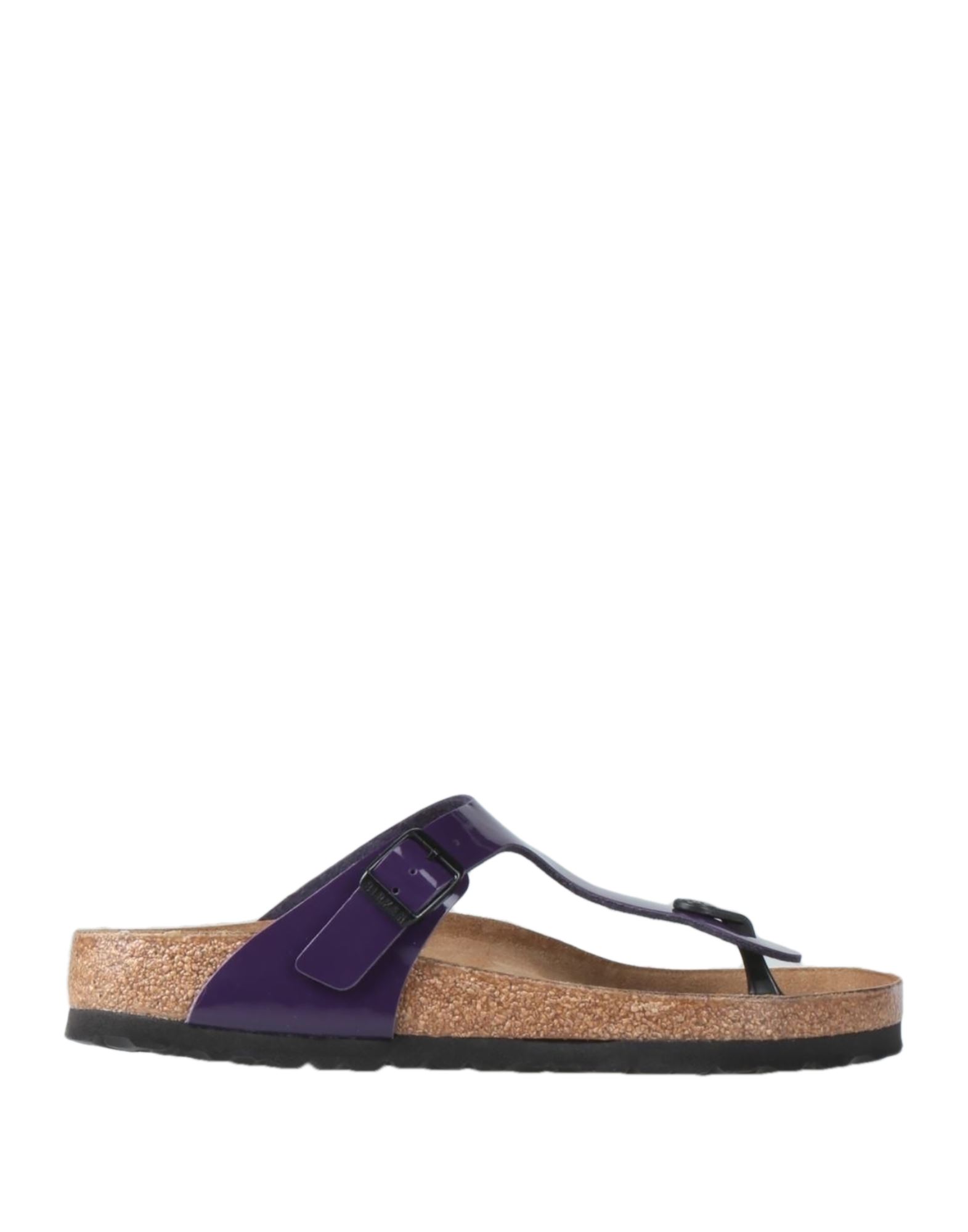 Birkenstock Toe Strap Sandals In Dark Purple