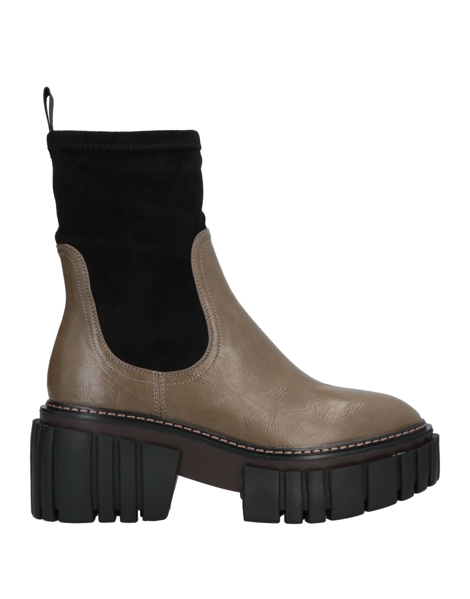 Noa Harmon Ankle Boots In Military Green