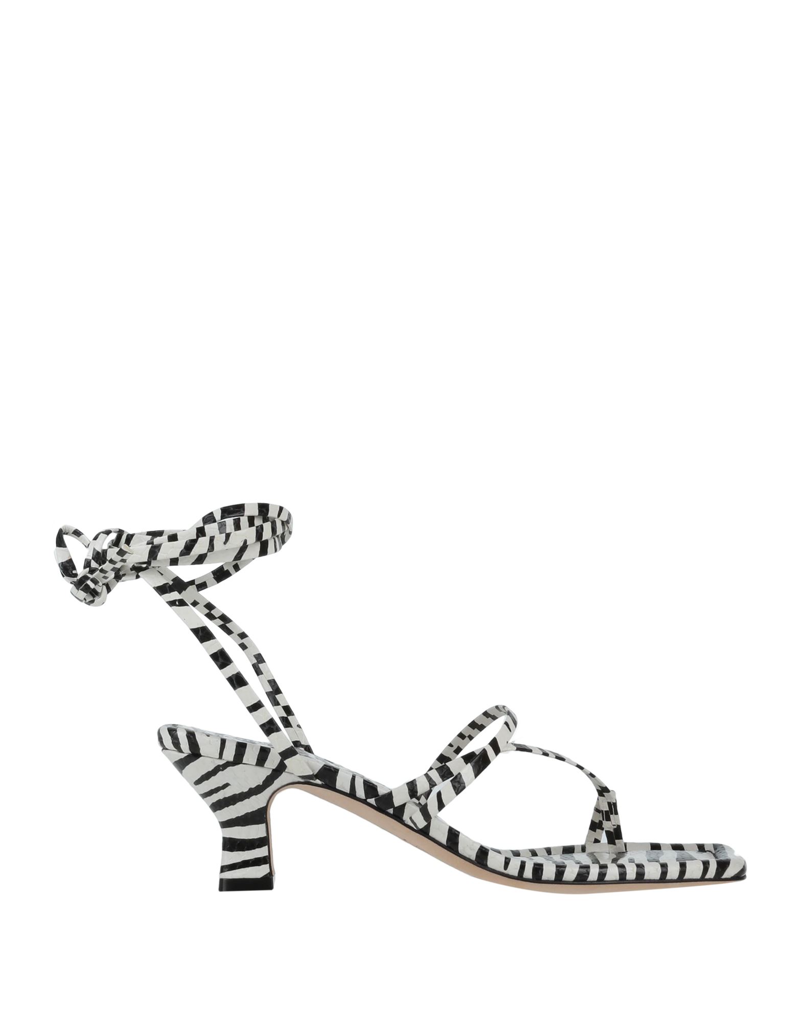 Paris Texas Toe Strap Sandals In White