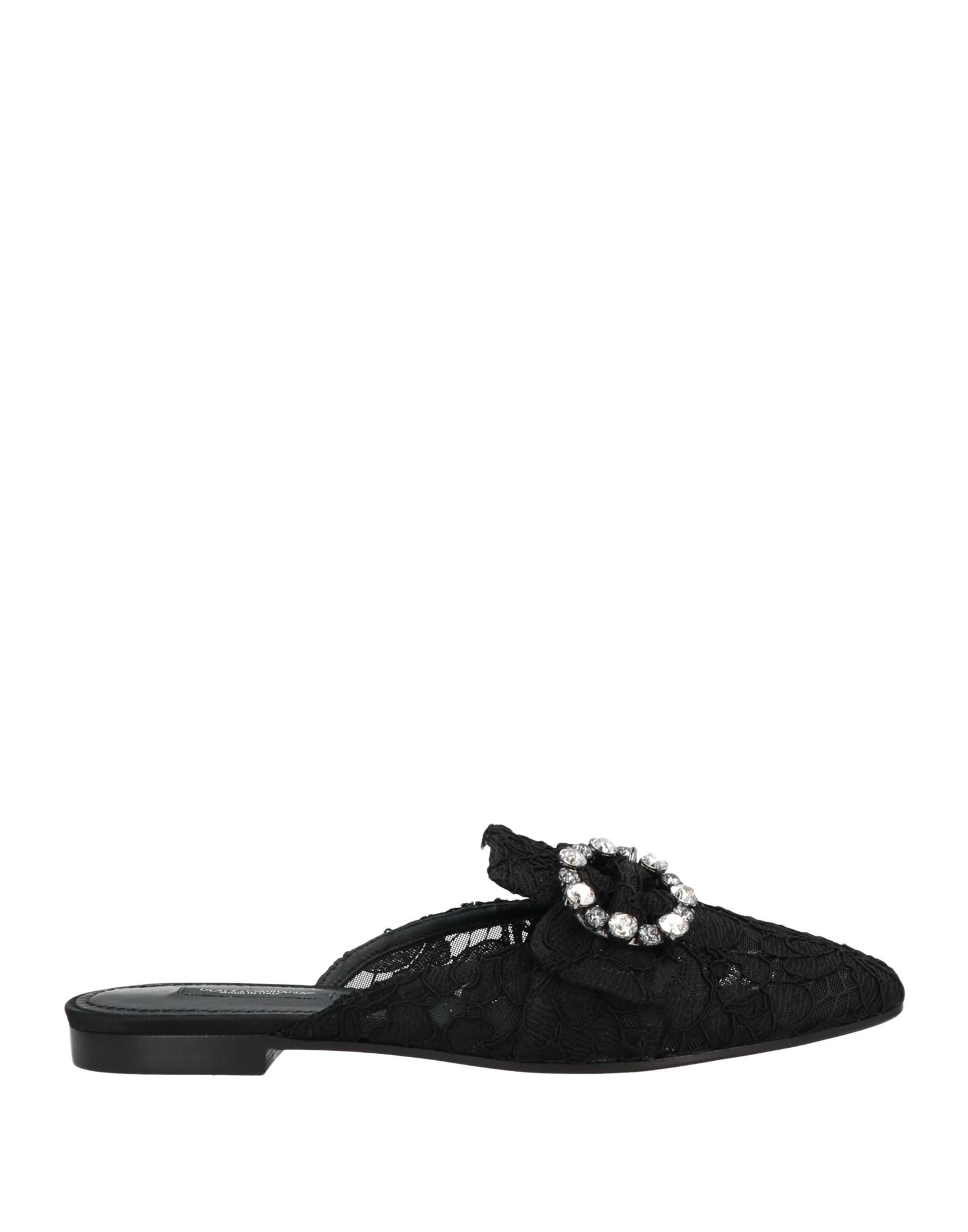Dolce & Gabbana Woman Mules & Clogs Black Size 5 Textile Fibers