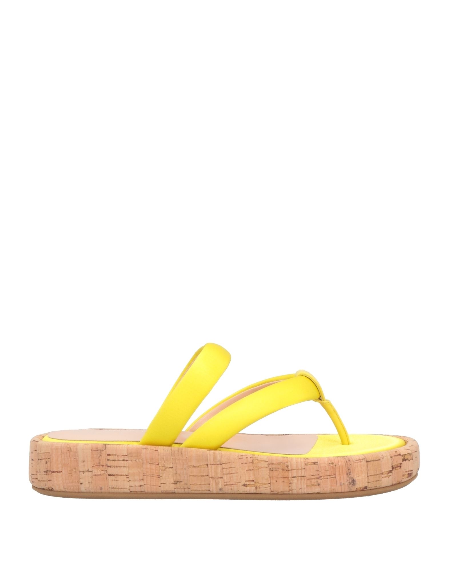 Si Rossi By Sergio Rossi Toe Strap Sandals In Yellow