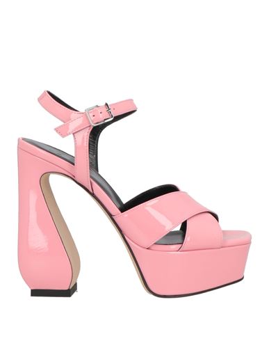 Si Rossi By Sergio Rossi Woman Sandals Pink Size 8 Soft Leather In Pink