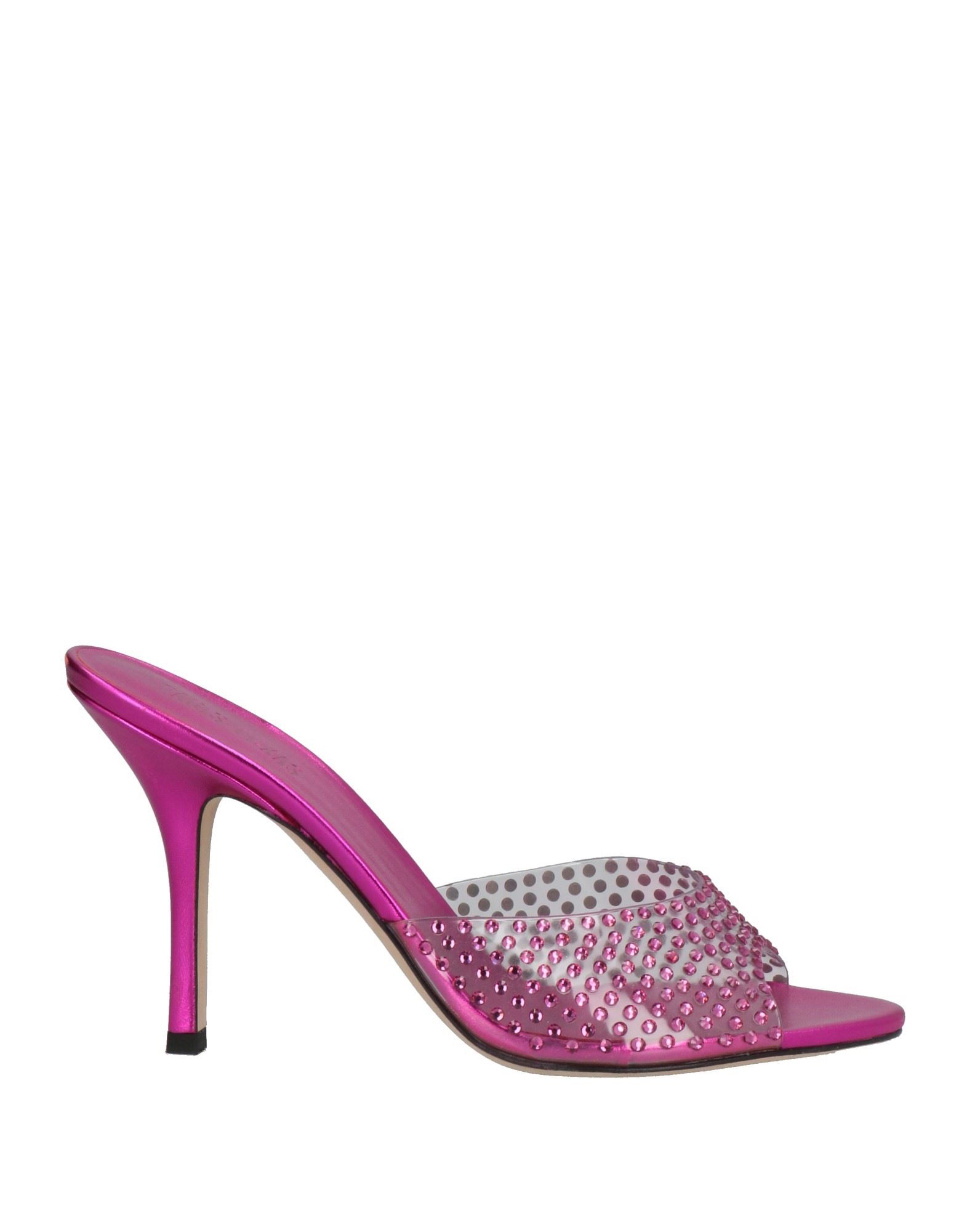 Paris Texas Transparent Pvc Sandal In Magenta