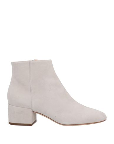 Sergio Rossi Woman Ankle Boots Off White Size 8.5 Soft Leather