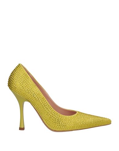 Liu •jo Woman Pumps Yellow Size 8 Textile Fibers