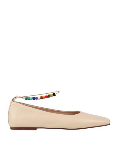 Maria Luca Woman Ballet Flats Blush Size 10 Soft Leather In Pink