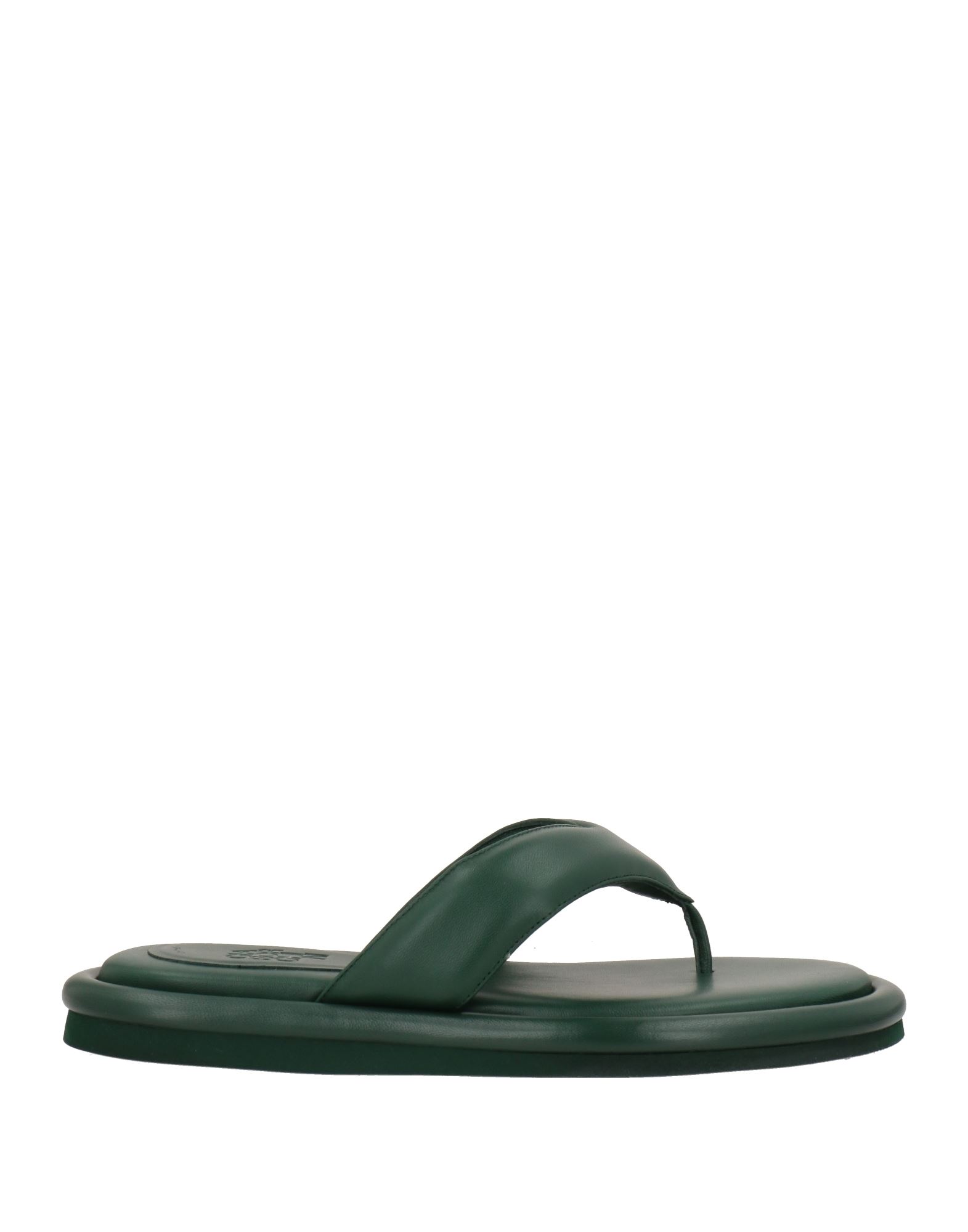 Gia Borghini Toe Strap Sandals In Green