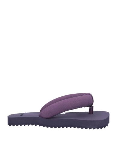 Yume Yume Woman Toe Strap Sandals Dark Purple Size 9 Textile Fibers