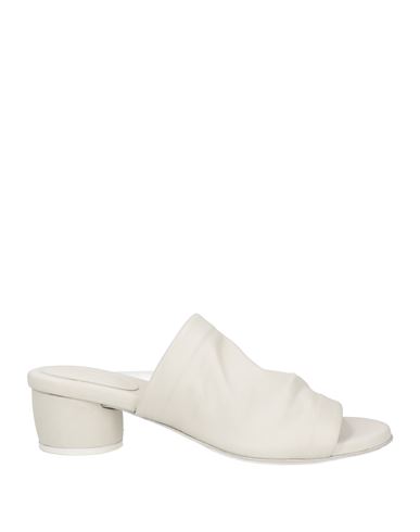 Marsèll Woman Sandals Off White Size 9 Calfskin