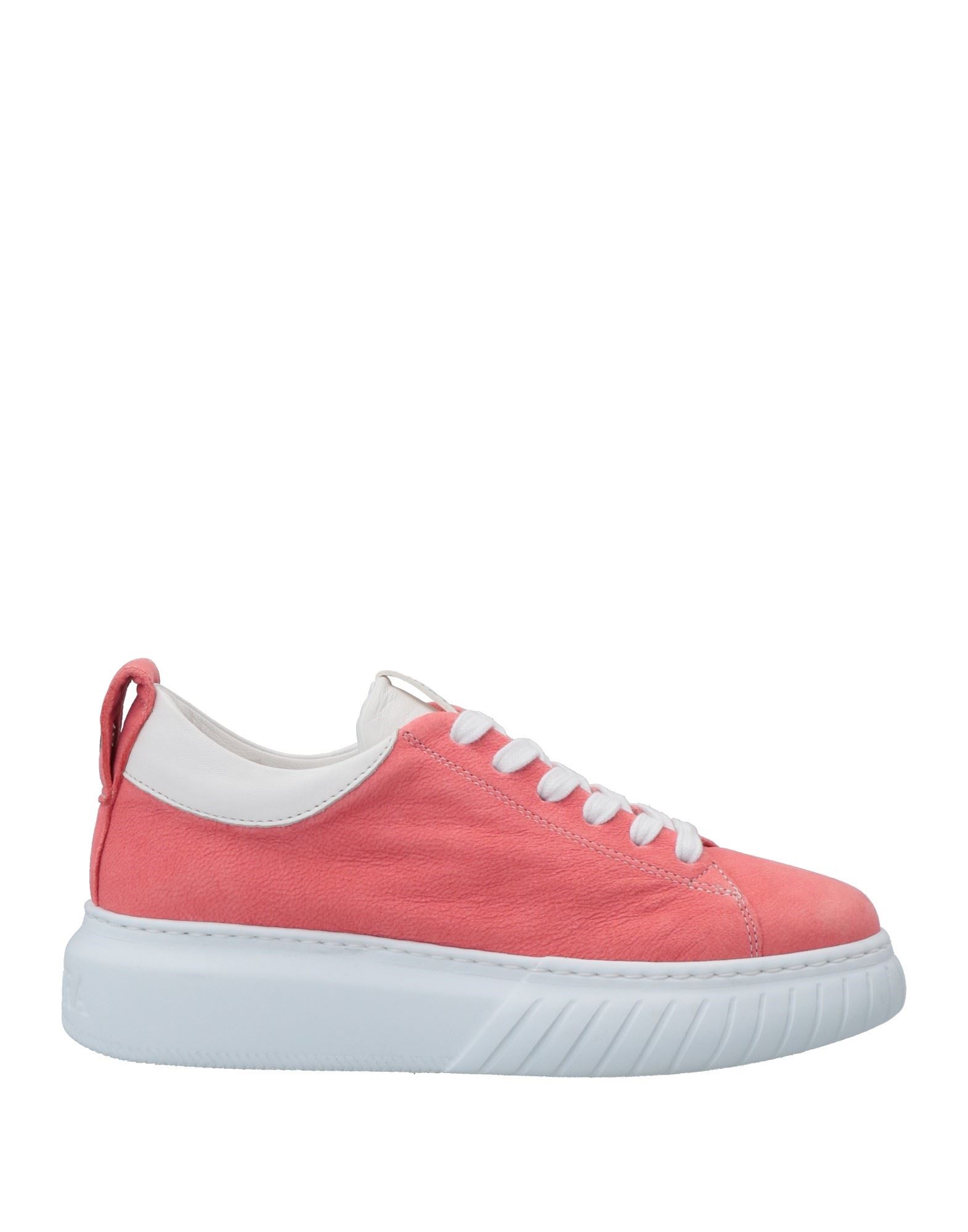 ANDÌA FORA ANDÌA FORA WOMAN SNEAKERS CORAL SIZE 10 SOFT LEATHER