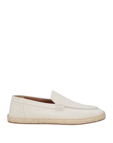 Doucal's Almond Suede Espadrilles In Off White