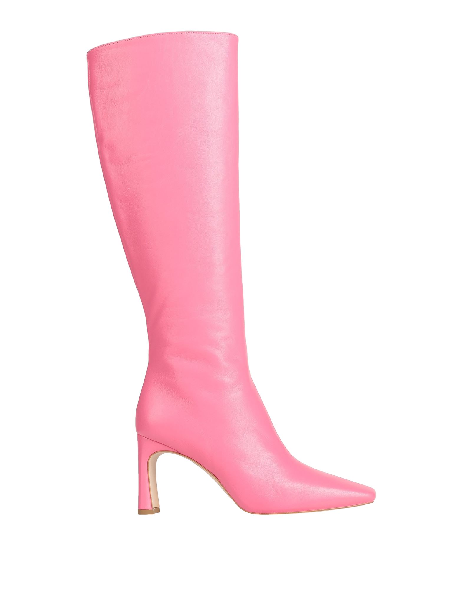 Shop Liu •jo Woman Boot Pink Size 7 Soft Leather