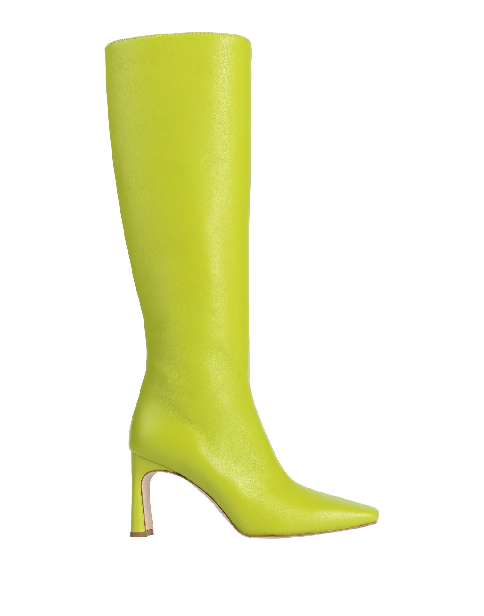 Shop Liu •jo Woman Boot Light Green Size 8 Soft Leather