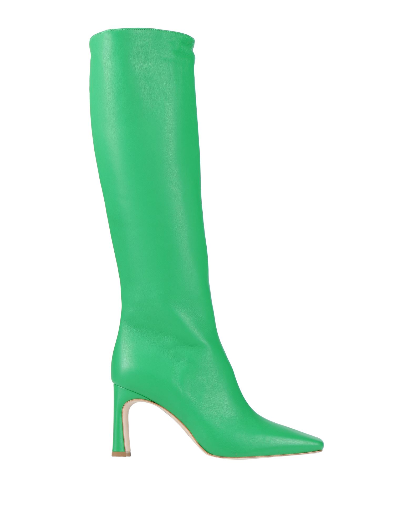 LIU •JO LIU •JO LEONIE HANNE X LIU •JO WOMAN BOOT GREEN SIZE 8 SOFT LEATHER