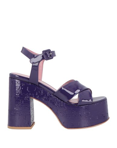 Shop Haus Of Honey Woman Sandals Purple Size 8 Soft Leather
