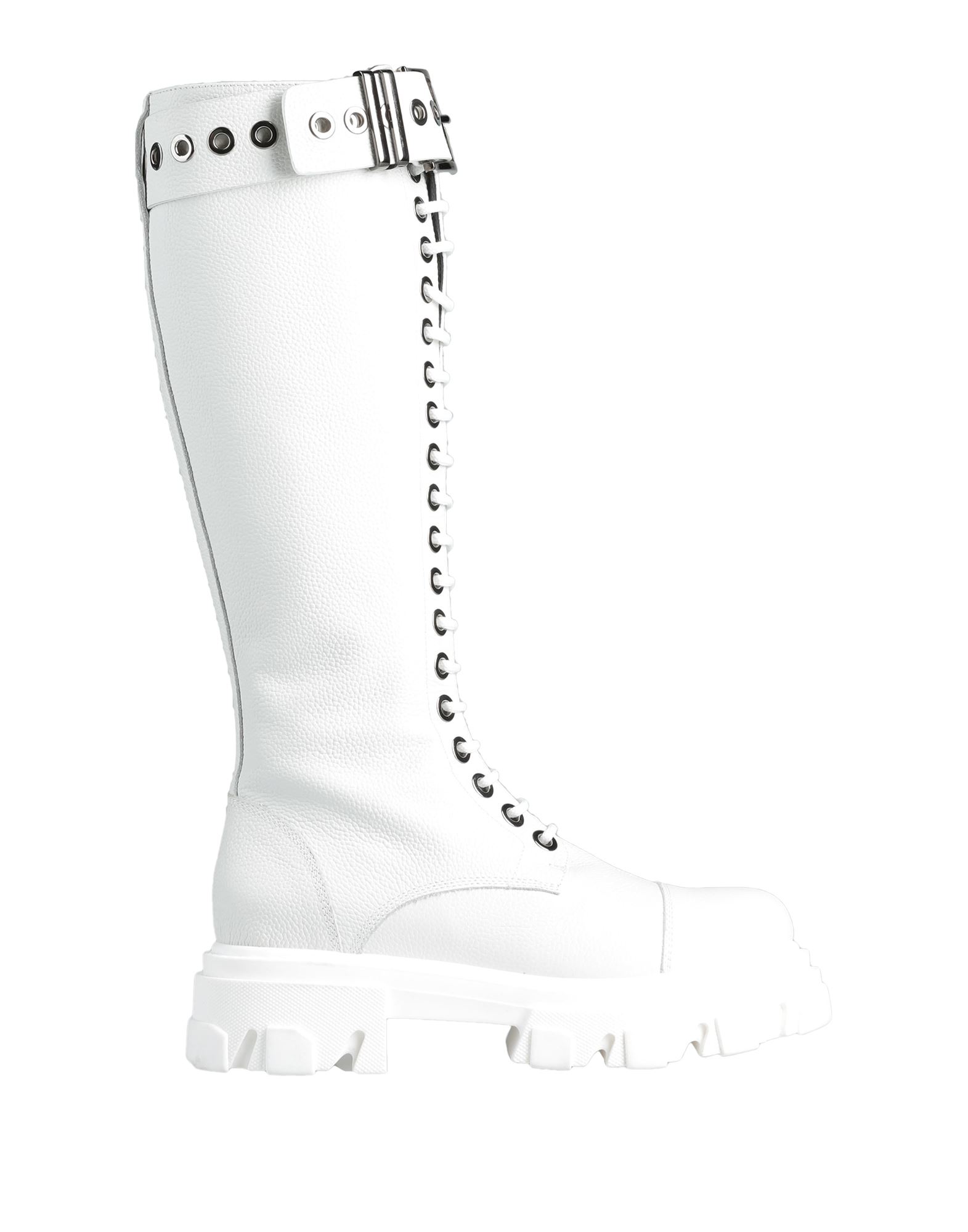 Amen Knee Boots In White