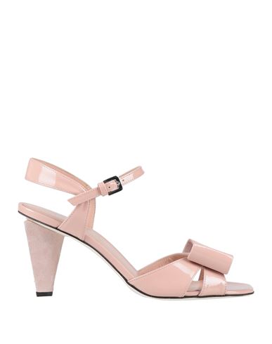 Pollini Woman Sandals Blush Size 7 Soft Leather In Pink