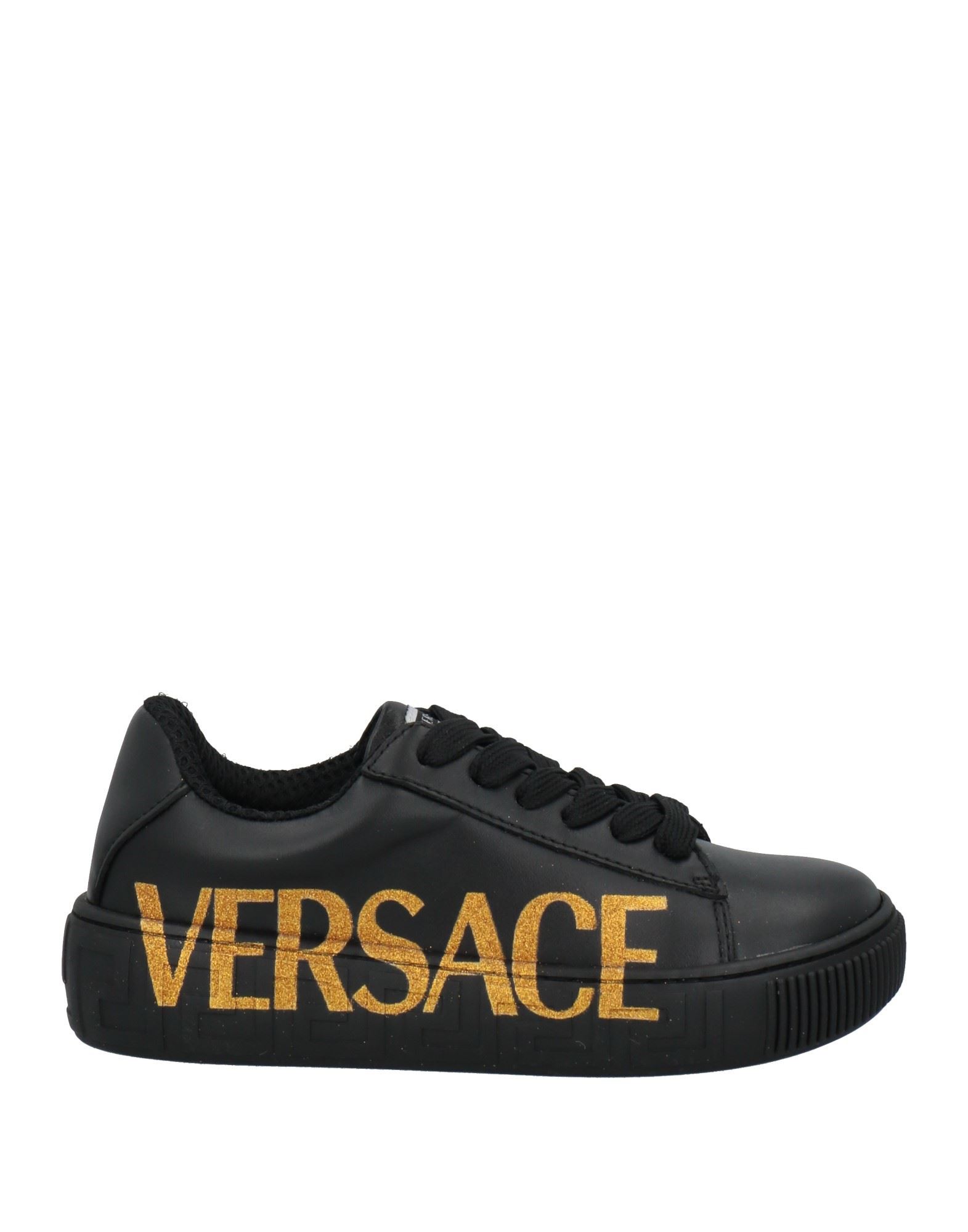 Versace Young Kids' Sneakers In Black