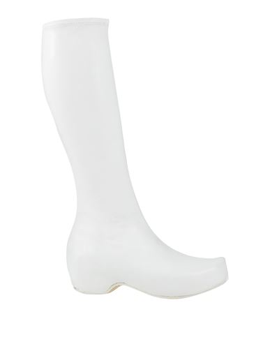 Quira Platform-sole Calf Leather Boots In White