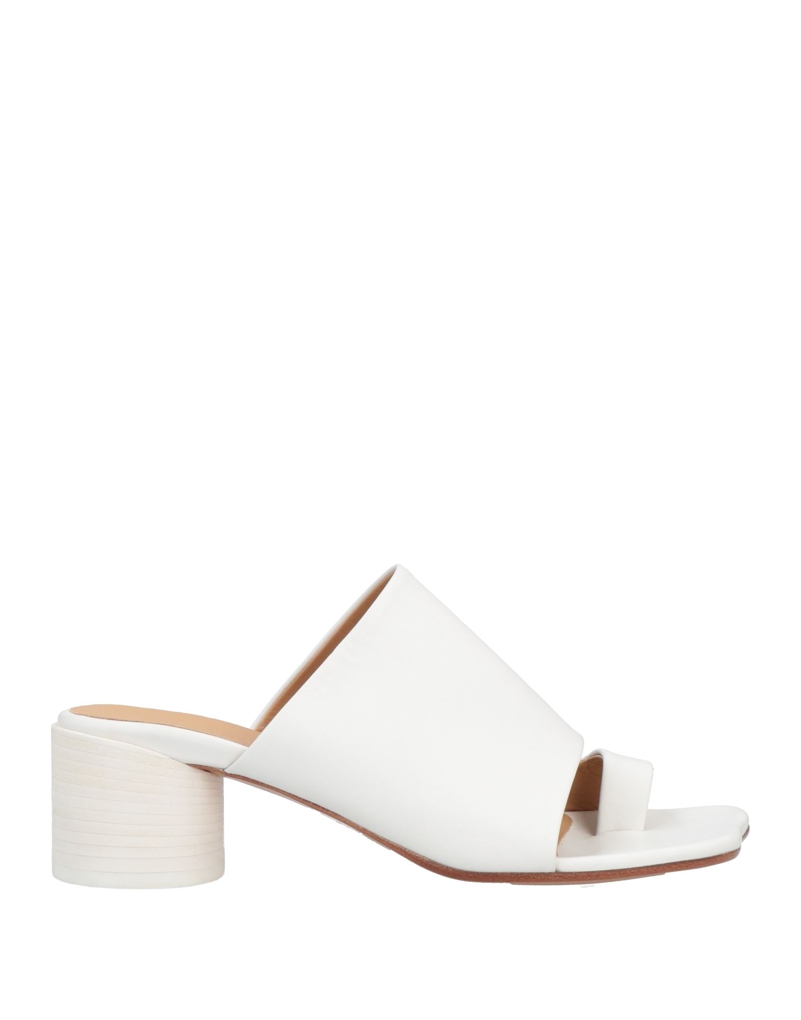 Mm6 Maison Margiela Toe Strap Sandals In White