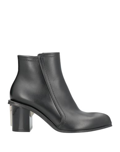 Alexander Mcqueen Woman Ankle Boots Black Size 7 Soft Leather