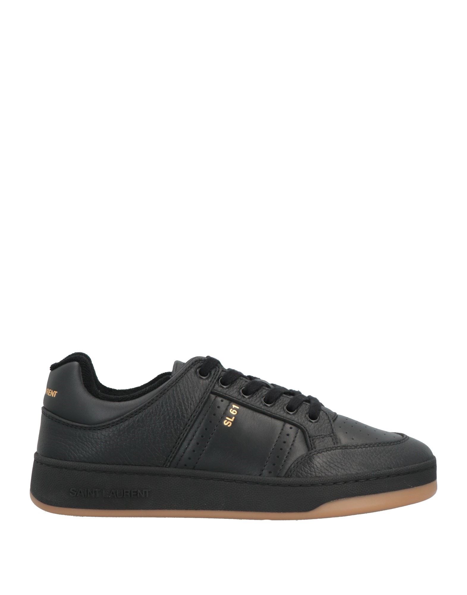 Saint Laurent Court Classic Sl/10 Sneakers In Black