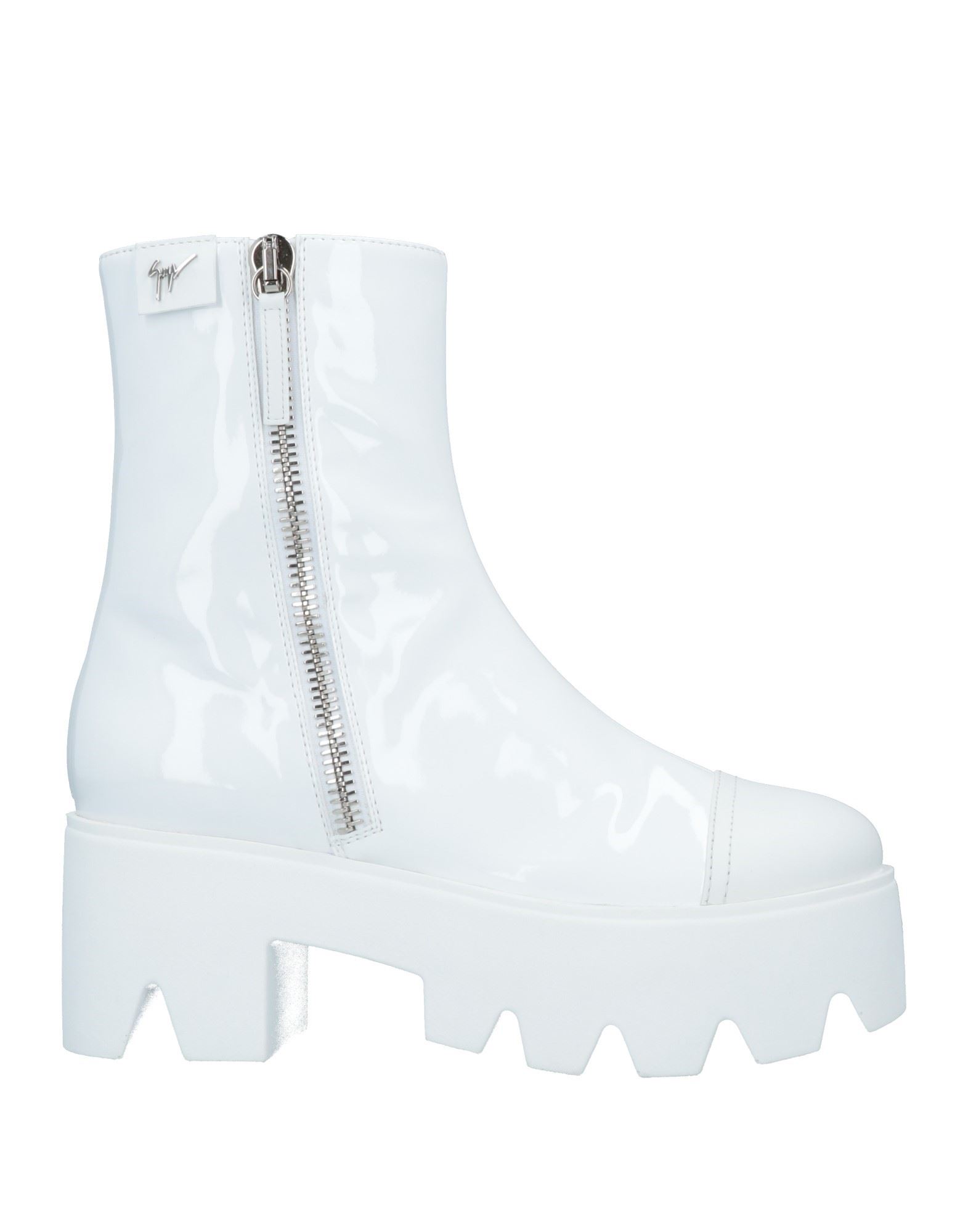 Giuseppe Zanotti Ankle Boots In White