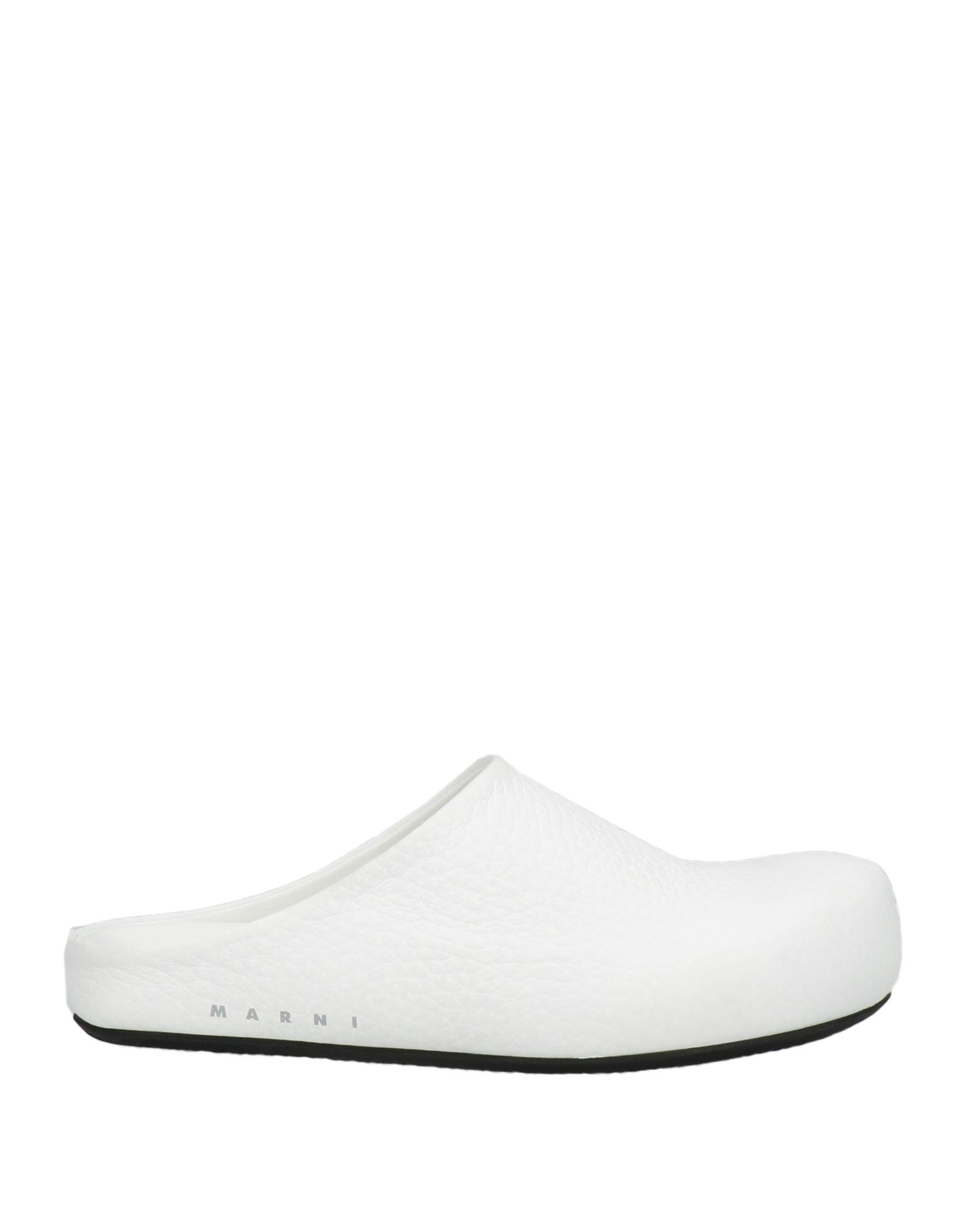 Marni Woman Mules & Clogs White Size 6 Soft Leather In White