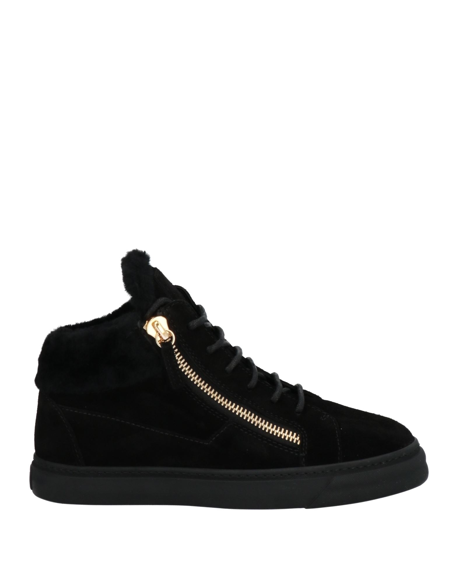 Shop Giuseppe Zanotti Woman Sneakers Black Size 5 Soft Leather