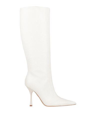 Liu •jo Leonie Hanne X  Woman Boot White Size 6 Textile Fibers In Multi