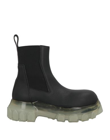 Rick Owens Woman Ankle Boots Black Size 5 Leather