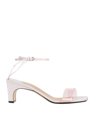 Sergio Rossi Woman Sandals Light Pink Size 7.5 Pvc - Polyvinyl Chloride