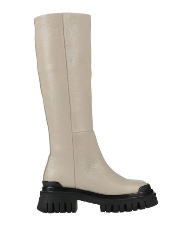 Lemaré Woman Knee Boots Ivory Size 7 Soft Leather In White