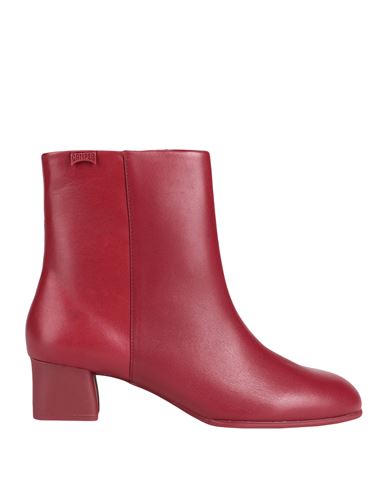 Camper Woman Ankle Boots Red Size 10 Soft Leather