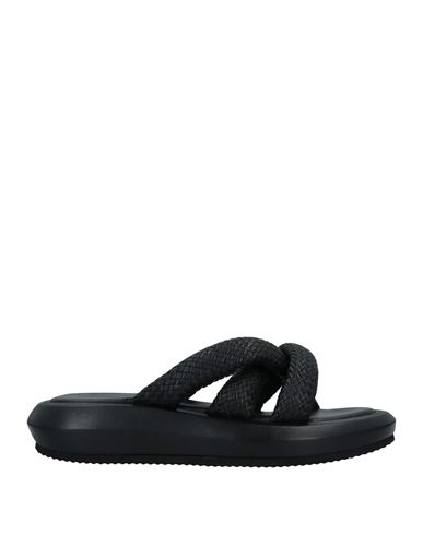 Shop Emanuélle Vee Woman Sandals Black Size 8 Soft Leather
