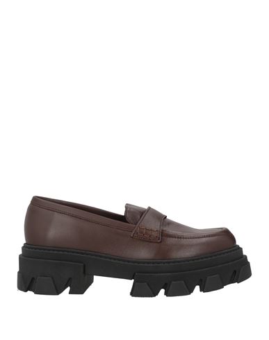 Alohas Woman Loafers Chocolate Brown Size 6.5 Soft Leather