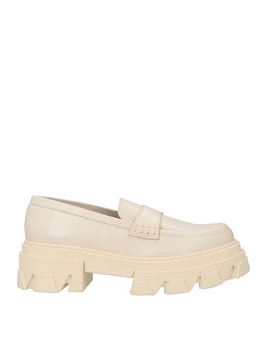 Alohas Woman Loafers Ivory Size 6.5 Soft Leather In White