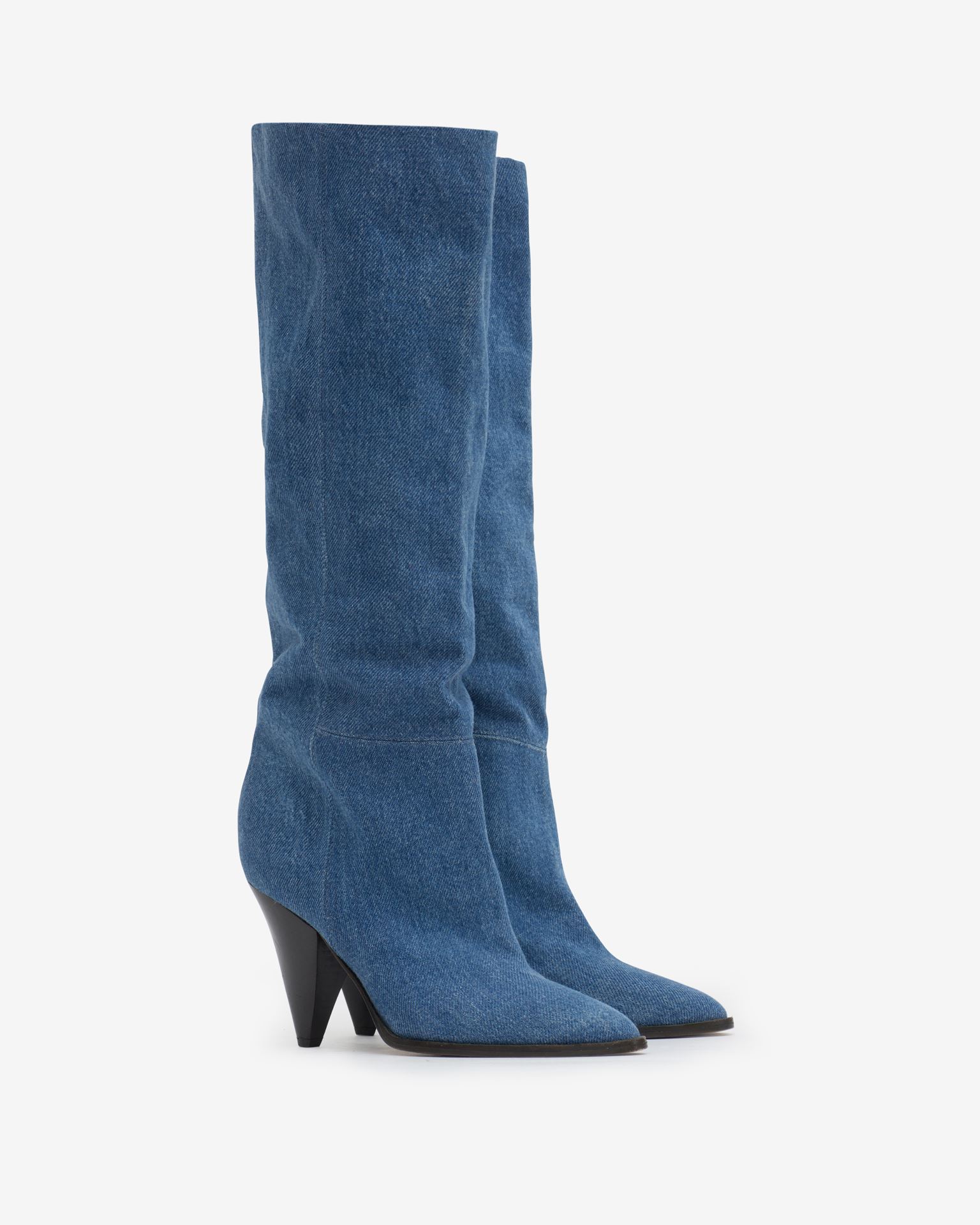 Isabel Marant, Ririo Denim Boots - Women - Blue