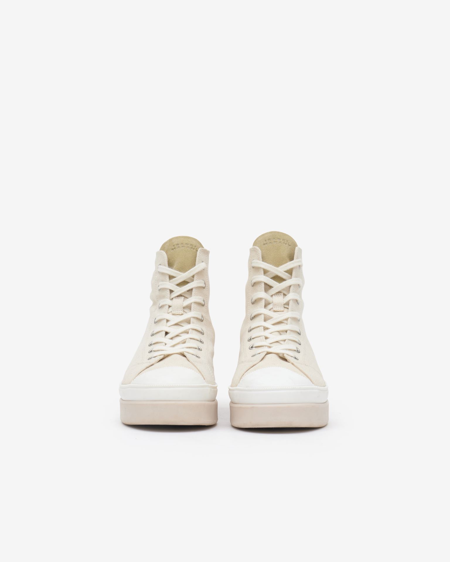 Isabel Marant Austen High Trainers In White