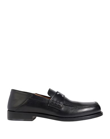 Maison Margiela Woman Loafers Black Size 8 Soft Leather