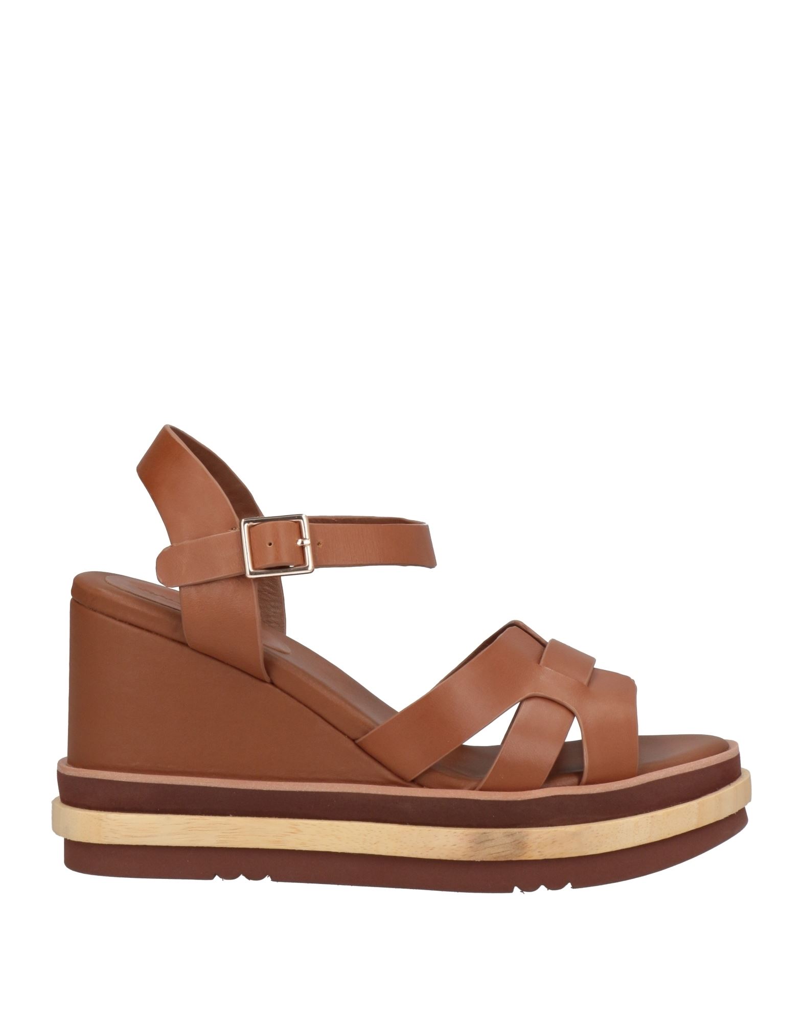 Rahya Grey Sandals In Brown