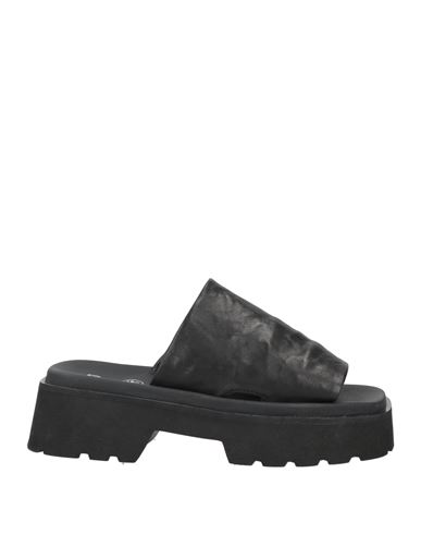 Fruit Fru. It Woman Sandals Black Size 5.5 Soft Leather